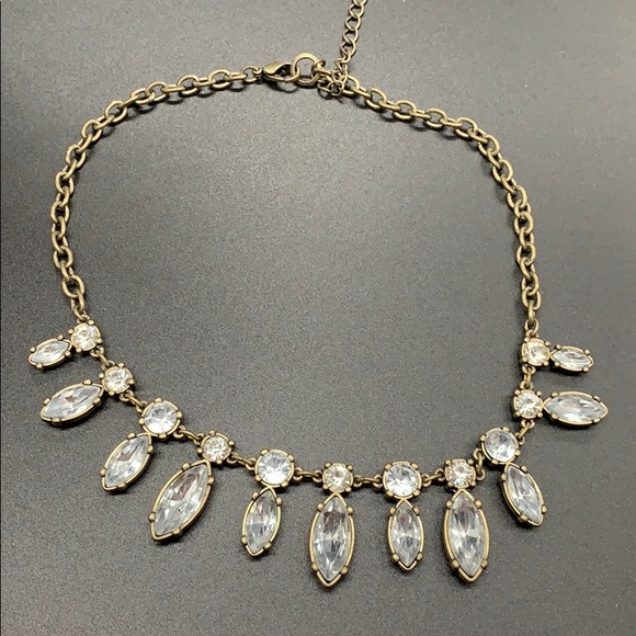 Rhinestone statement necklace bridal crystal - Picture 5 of 6